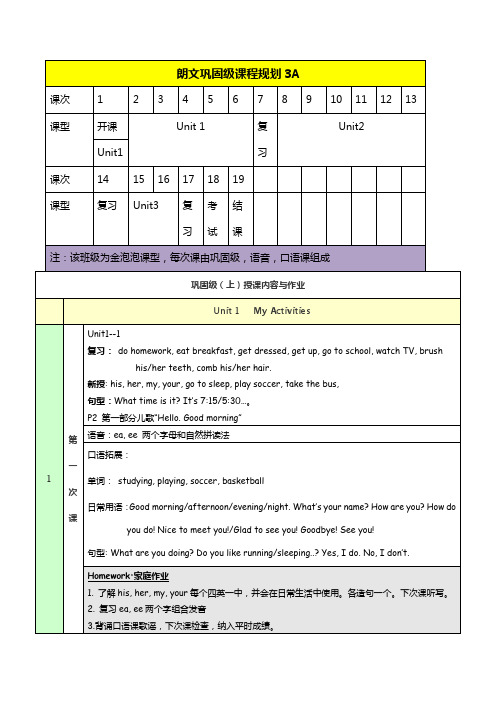 巩固级教学包