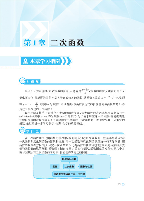 湘教版 初中数学 一课一练 配套练习册 深度学习 九年级下册_ (1)