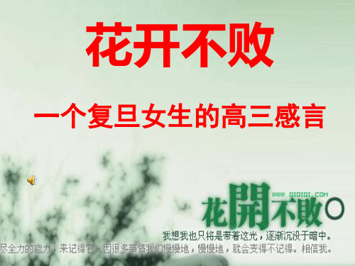 花开不败 文职烨