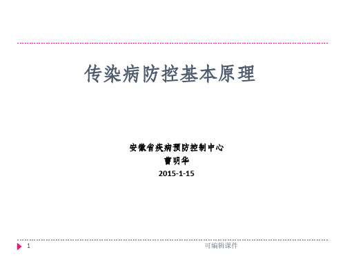 传染病防控基本原理-cmhPPT课件