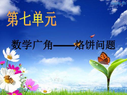 《烙饼问题》教学PPT课件