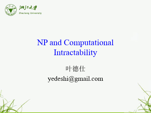 浙江大学 算法与程序设计 NP问题