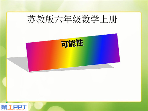 人教版 可能性 PPT课件(上课用)1