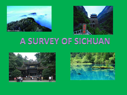 四川旅游_英语介绍_ppt