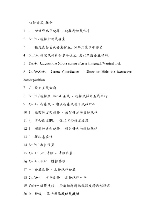 PDS快捷方式指令