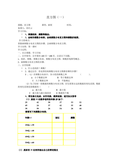 直方图(1) Word 文档