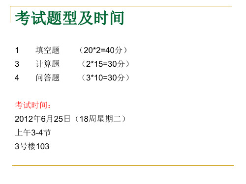 激光原理复习课