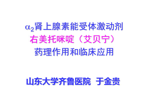 a2肾上腺素能受体激动剂-艾贝宁