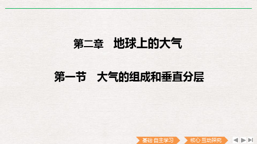 高中地理必修一《大气的组成和垂直分层》PPT课件
