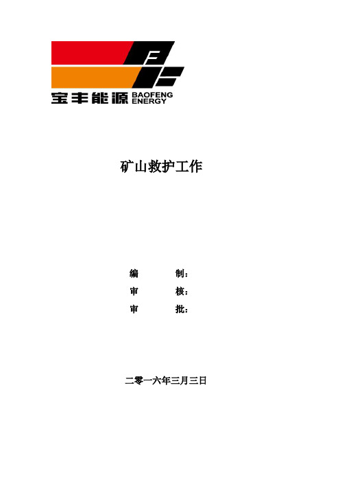 矿山救护队(DOC)资料