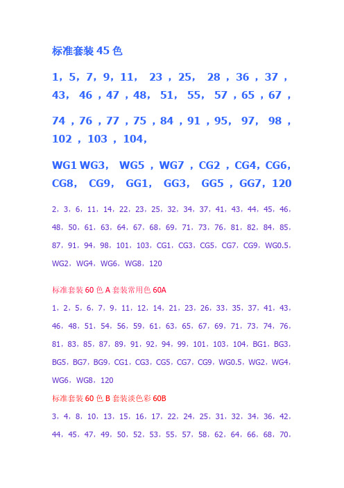 马克笔选购型号建议