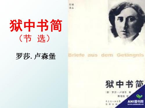 《狱中书简》优选公开课件