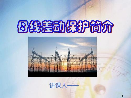 母线保护简介