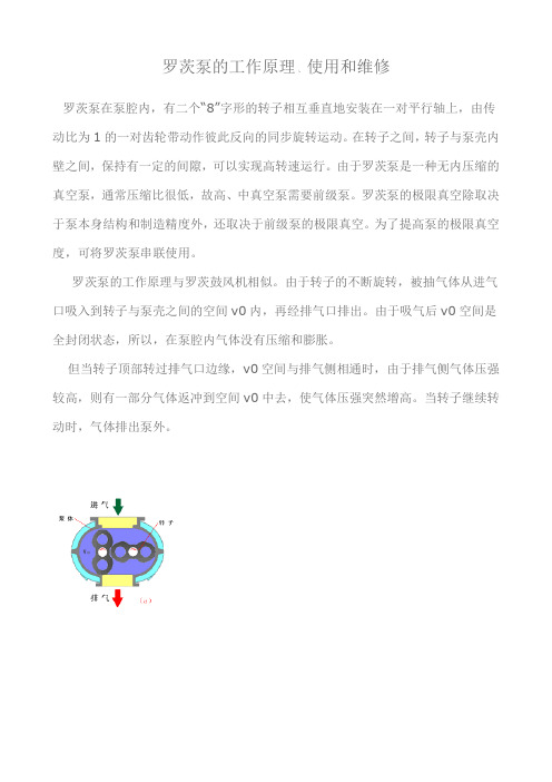 罗茨泵的工作原理