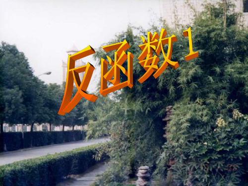 反函数PPT教学课件
