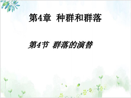 [人教版]《群落的演替》课堂课件1