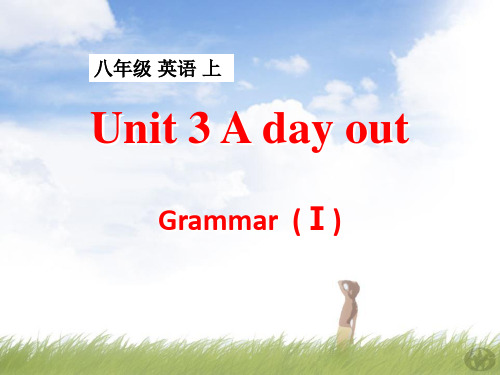 《A day out》GrammarPPT-牛津译林版英语八年级上册