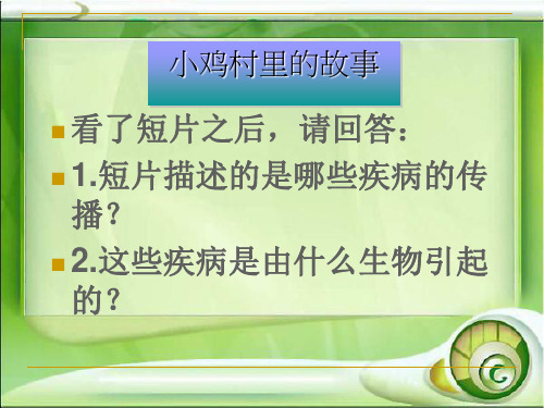 没有细胞结构的微小生物——病毒PPT课件12 人教版