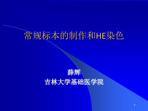 《吉林大学HE染色》PPT课件