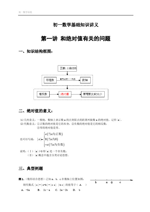 初一数学培优专题讲义