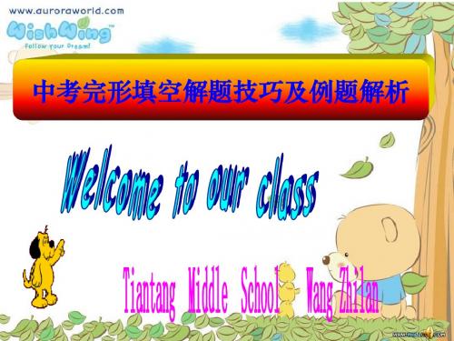 2015我的完形课件