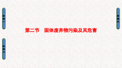 高中地理第2章环境污染与防治第2节固体废弃物污染及其危害课件新人教版选修6