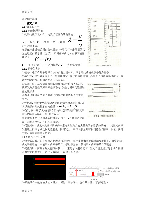 最新激光加工课件