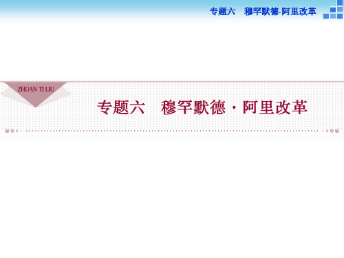 历史选修Ⅰ人民版6-1亟待拯救的文明古国课件(15张)