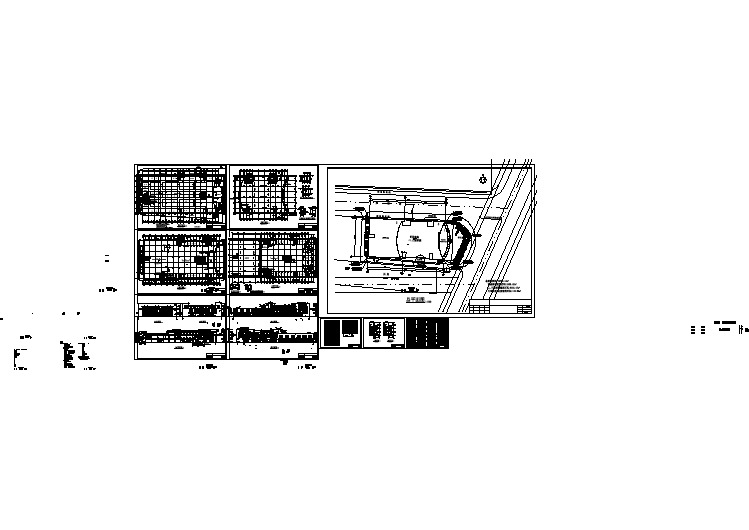 某地区三层商贸城建筑设计详细图纸