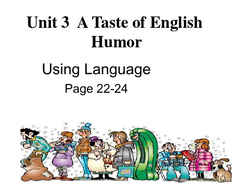 人教版高中英语Module 4 Unit 3 Using language 课件