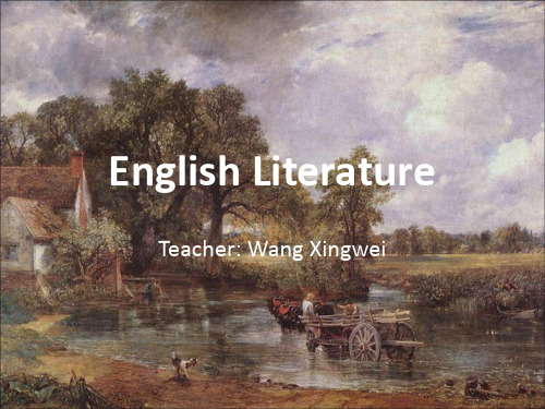 英美文学选读课PPT Lecture three