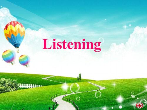 新人教必修二 Unit 5 Music-Listening[课件].ppt