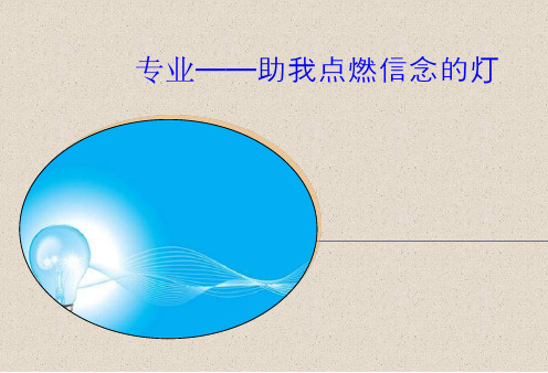语文上册《专业-助我点燃信念的灯》课件(3)