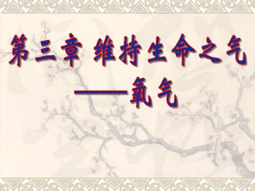 3.1 认识氧气