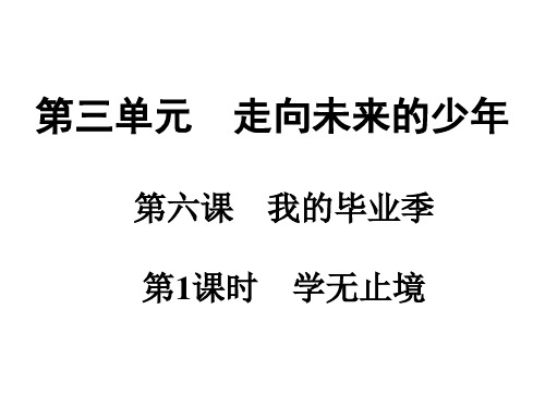 部编版《学无止境》(实用版)PPT1