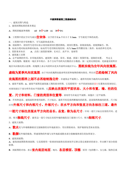 中职称建设工程培训资料1