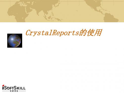CrystalReports的使用培训(PPT 46张)