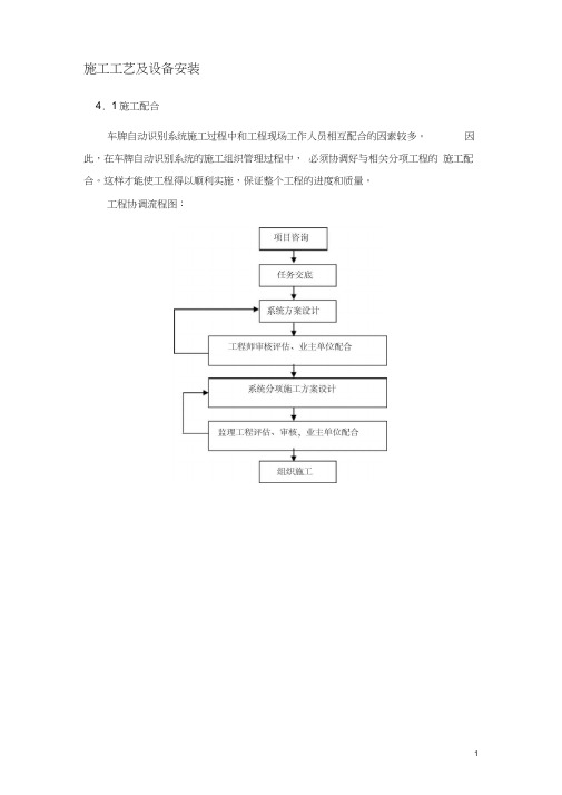 ocr车牌识别施工方案