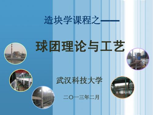 球团理论与工艺-1绪论