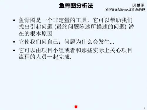 鱼骨图分析法