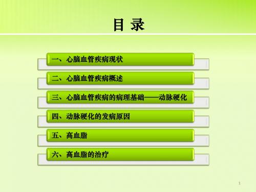心脑血管疾病基础知识