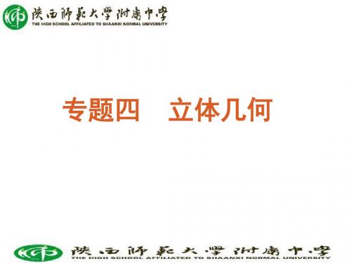 2012年高考二轮三轮总复习专题学案课件专题4-立体几何文数
