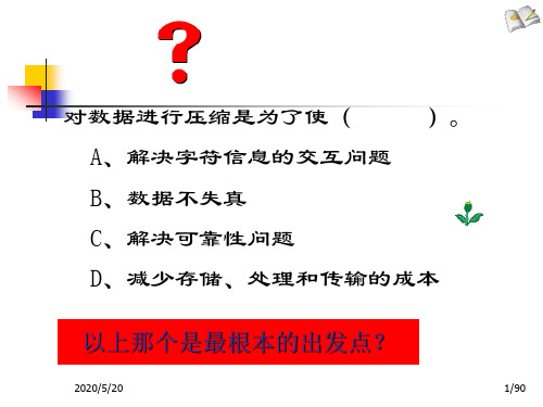 第2章 多媒体数字编码