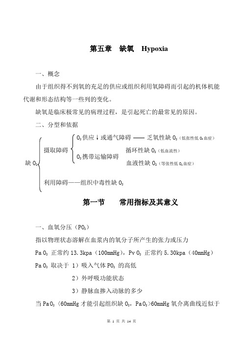 第五章 缺氧 Hypoxia