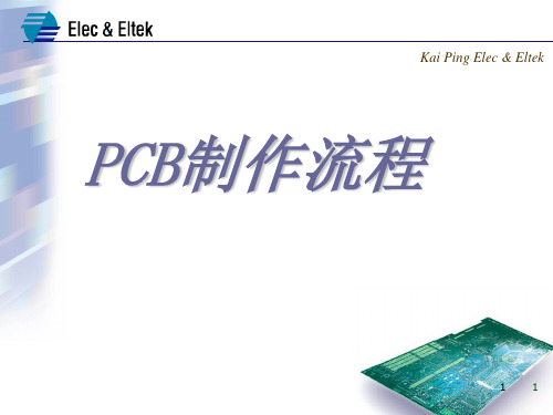 PCB制作流程培训课件.pptx