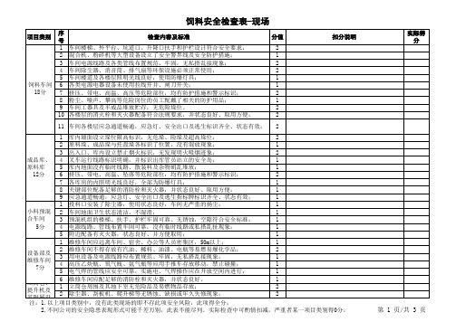 饲料安全检查-现场