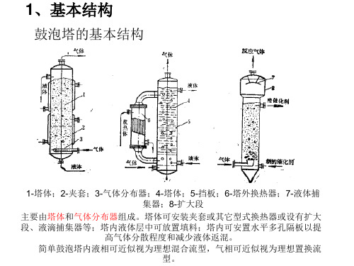 鼓泡塔的基本结构