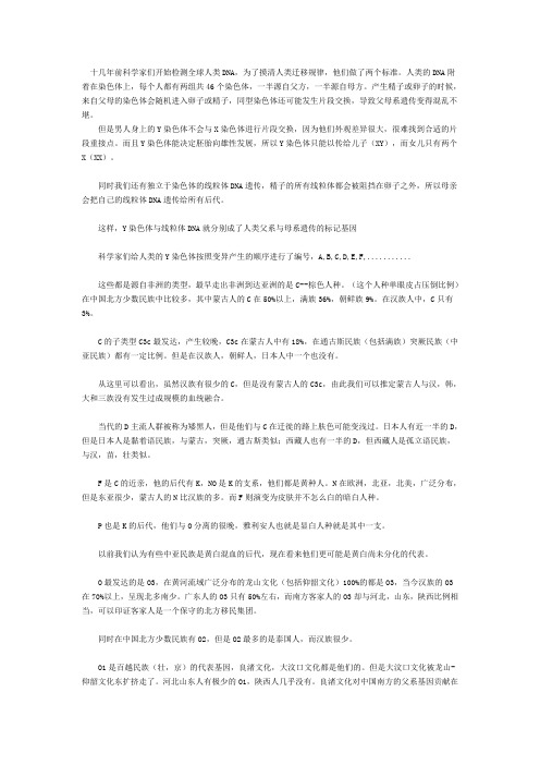 汉人基因