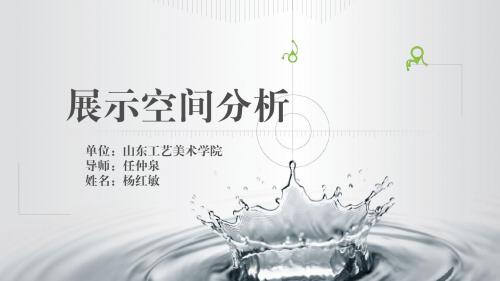 杨红敏 展示空间分析讲解