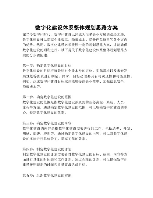 2023-数字化建设体系整体规划思路方案-1